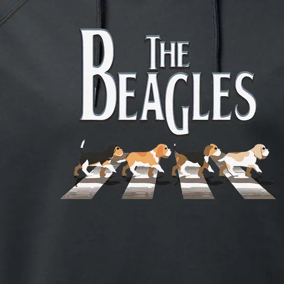 The Beagles Beagle Dog Funny For Beagle Lovers Performance Fleece Hoodie