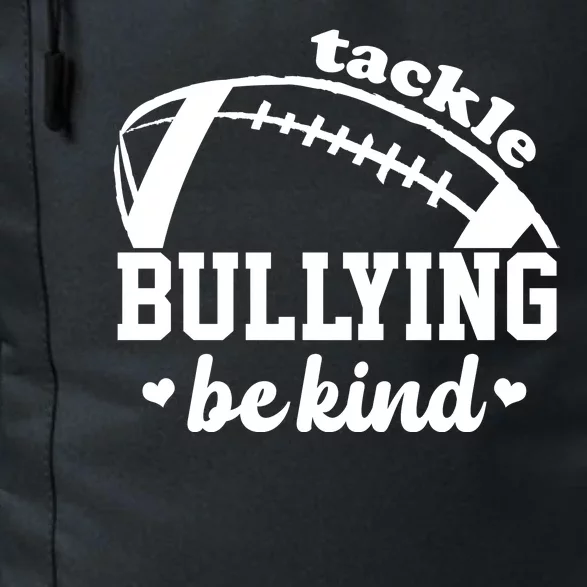 Tackle Bullying Be Kind Football Awareness Daily Commute Backpack