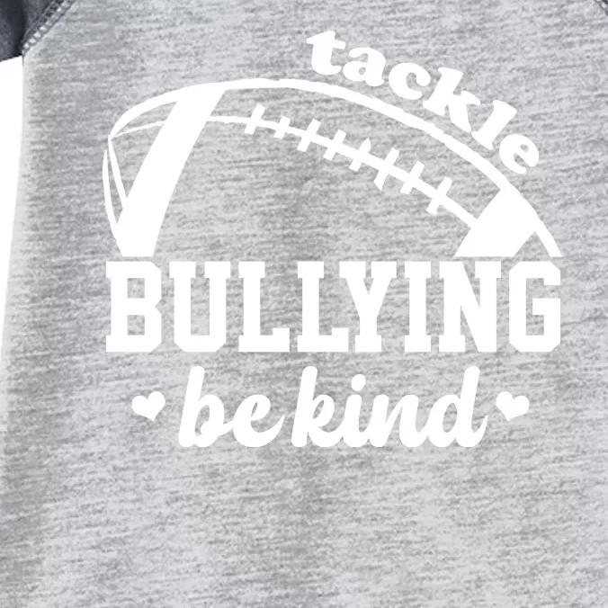 Tackle Bullying Be Kind Football Awareness Infant Baby Jersey Bodysuit