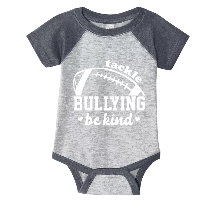 Tackle Bullying Be Kind Football Awareness Infant Baby Jersey Bodysuit