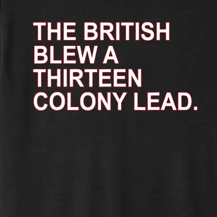 The British Blew A Thirteen Colony Lead ChromaSoft Performance T-Shirt