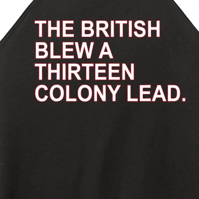 The British Blew A Thirteen Colony Lead Women’s Perfect Tri Rocker Tank