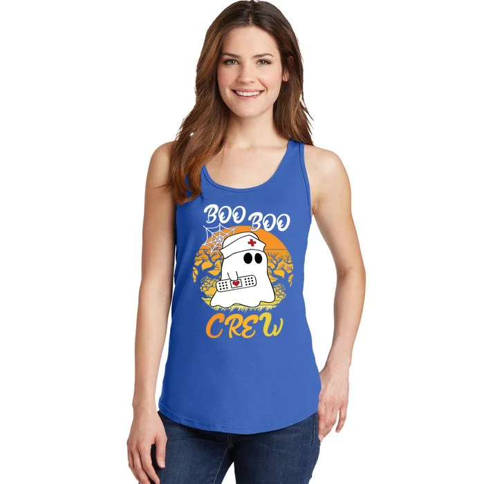 The Boo Crew Halloween Ghost Great Giftthe Boo Crew Nurse Gift Ladies Essential Tank