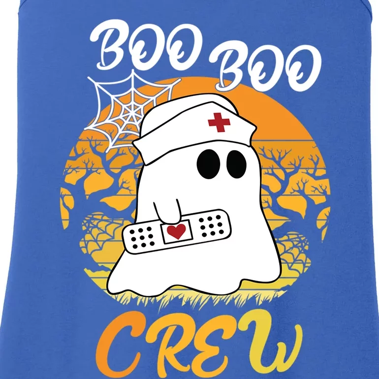 The Boo Crew Halloween Ghost Great Giftthe Boo Crew Nurse Gift Ladies Essential Tank