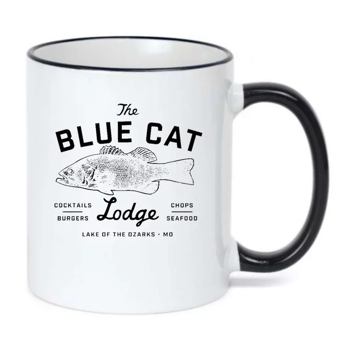 The Blue Cat Lodge Lake Of Ozarks Fish Black Color Changing Mug