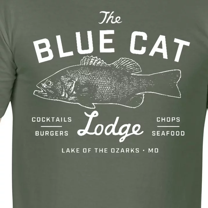 The Blue Cat Lodge Lake Of Ozarks Fish Comfort Colors T-Shirt