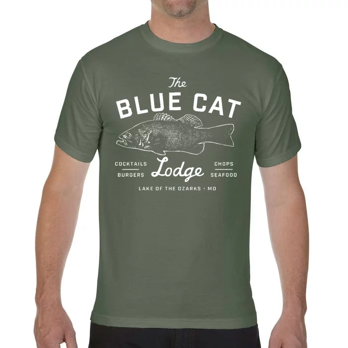 The Blue Cat Lodge Lake Of Ozarks Fish Comfort Colors T-Shirt