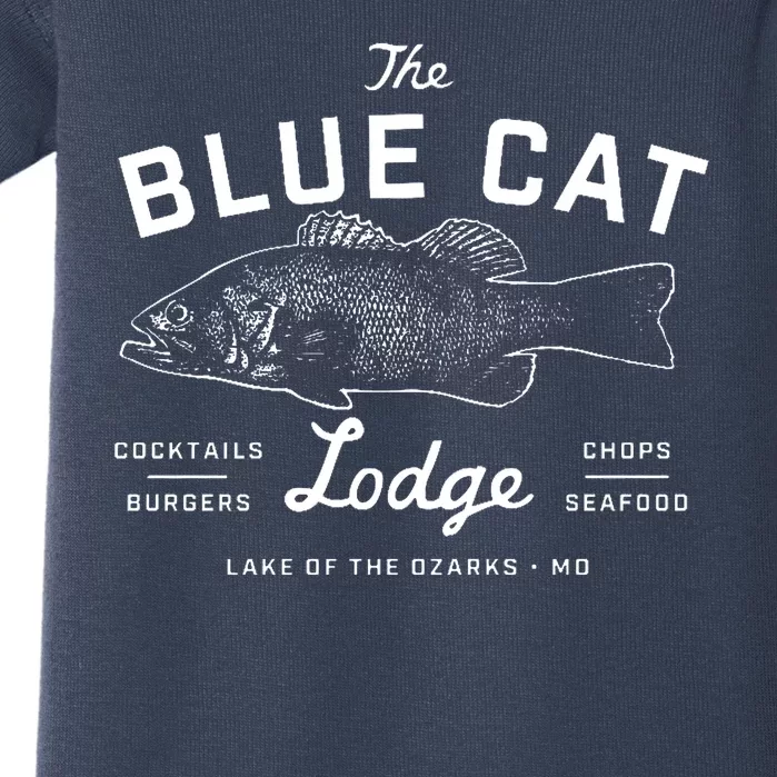 The Blue Cat Lodge Lake Of Ozarks Fish Baby Bodysuit