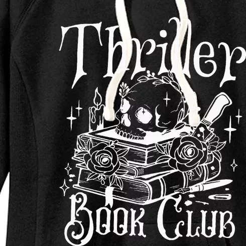 Thriller Book Club Floral Skull Women's Fleece Hoodie