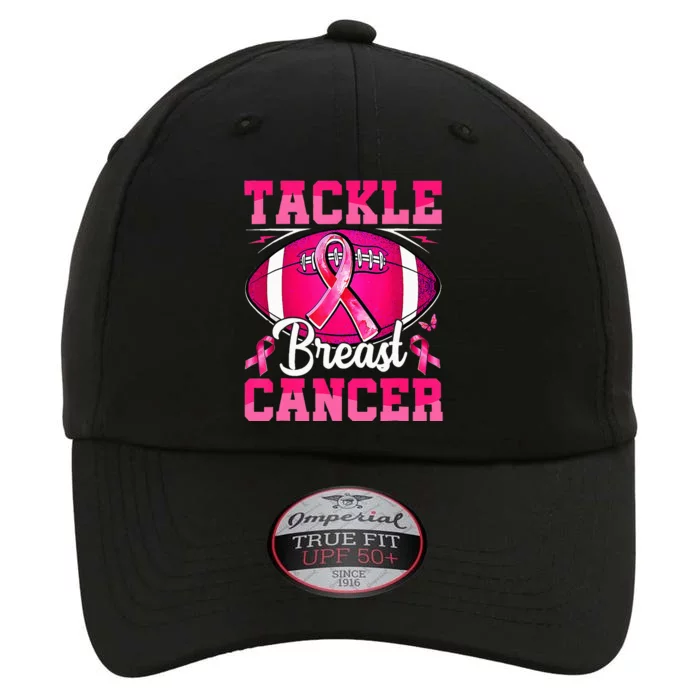 Tackle Breast Cancer Warrior Ribbon Football The Original Performance Cap