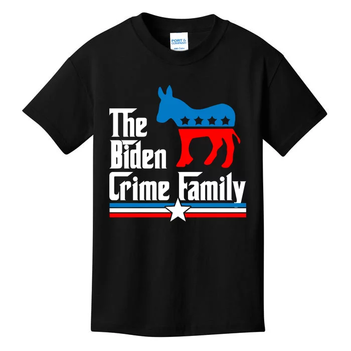 The Biden Chinese Crime Family Puppet Humor Anti Against Kids T-Shirt