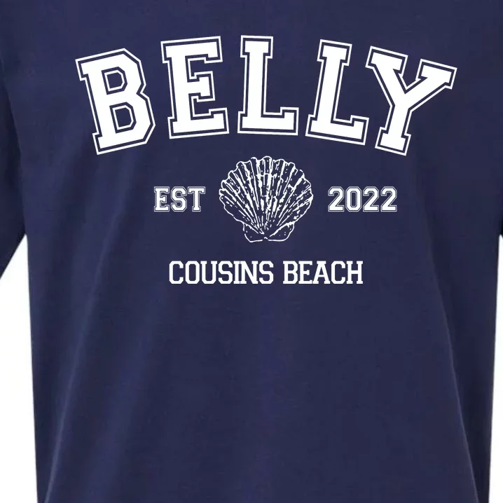 Team Belly Cousins Beach North Carolina Sueded Cloud Jersey T-Shirt