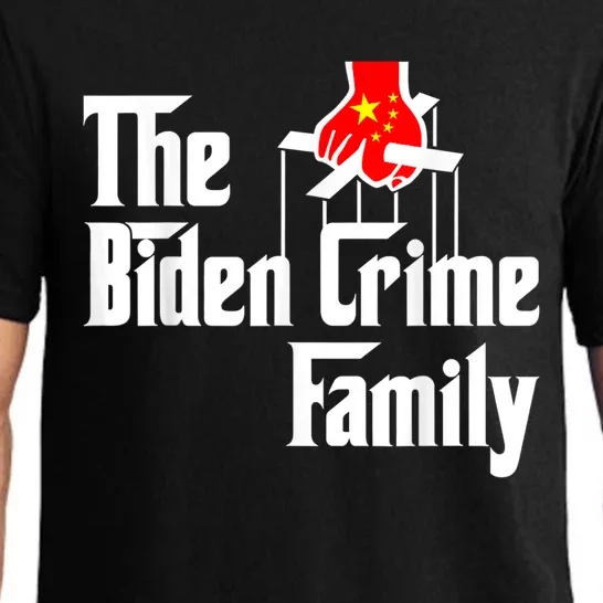 The Biden Chinese Crime Family Puppet Humor Anti Against Pajama Set