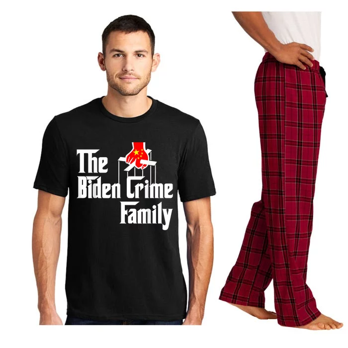 The Biden Chinese Crime Family Puppet Humor Anti Against Pajama Set