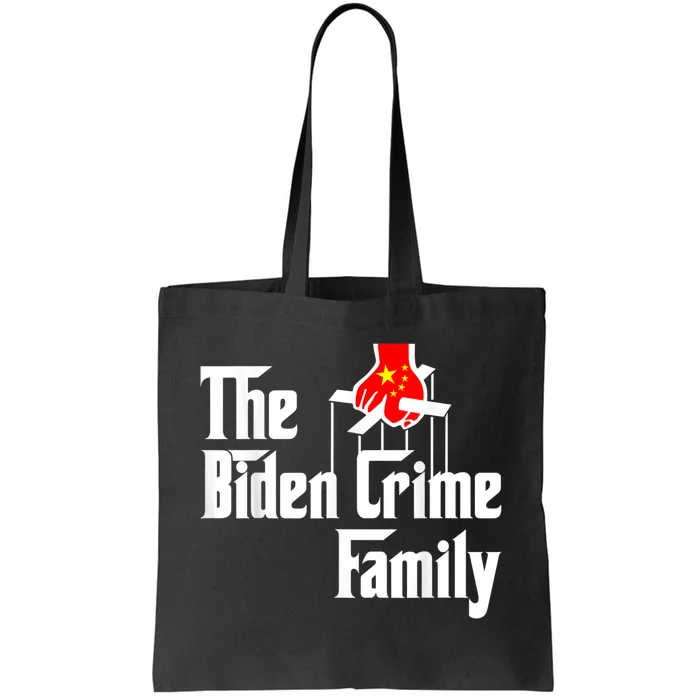 The Biden Chinese Crime Family Puppet Humor Anti Against Tote Bag