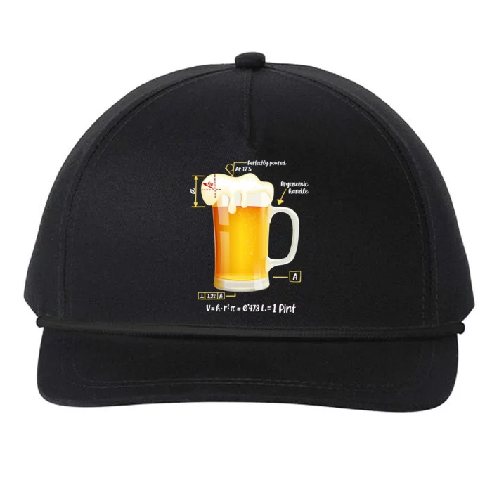 Technical Beer Craft Beergineer Brewer Cool Gift Snapback Five-Panel Rope Hat