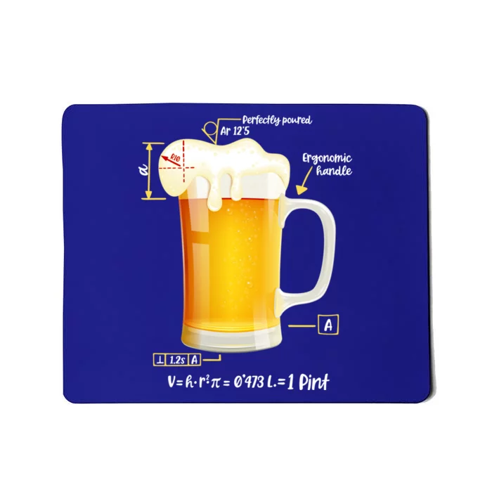 Technical Beer Craft Beergineer Brewer Cool Gift Mousepad