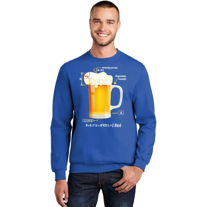 Technical Beer Craft Beergineer Brewer Cool Gift Tall Sweatshirt