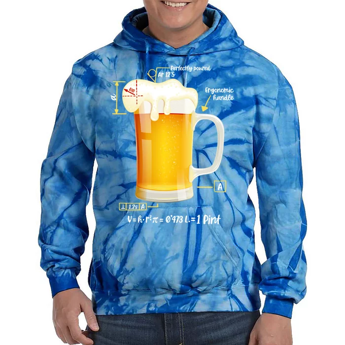 Technical Beer Craft Beergineer Brewer Cool Gift Tie Dye Hoodie