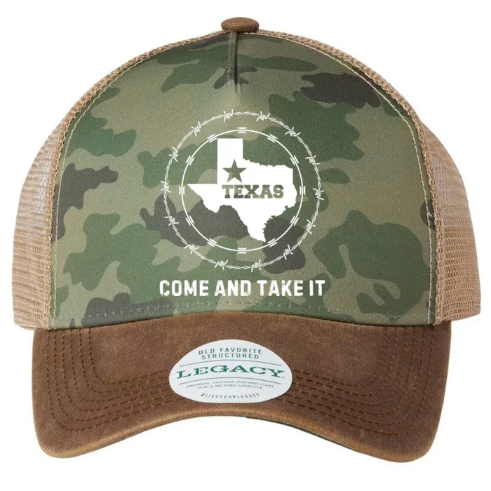 Texas Border Crisis Come And Take It Legacy Tie Dye Trucker Hat