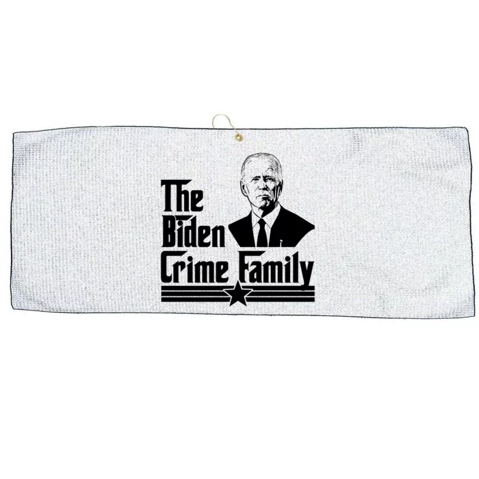 The Biden Chinese Crime Family Puppet Humor Anti Against Large Microfiber Waffle Golf Towel