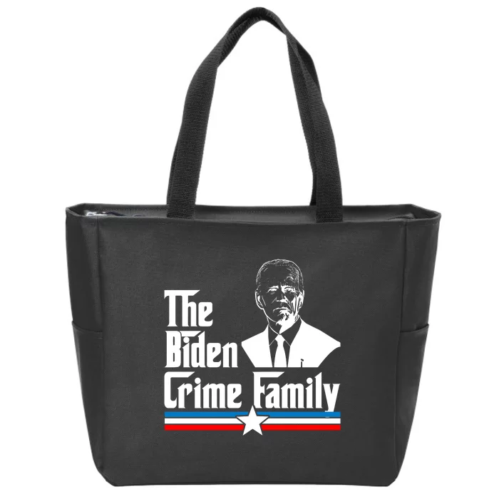 The Biden Chinese Crime Family Puppet Humor Anti Against Zip Tote Bag