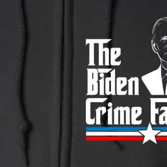 The Biden Chinese Crime Family Puppet Humor Anti Against Full Zip Hoodie