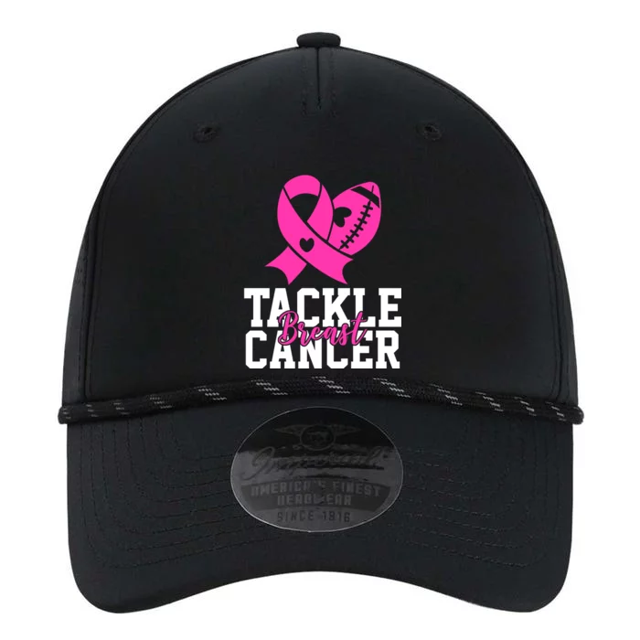 Tackle Breast Cancer Ribbon Football Performance The Dyno Cap