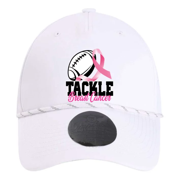 Tackle Breast Cancer Ribbon Football Performance The Dyno Cap