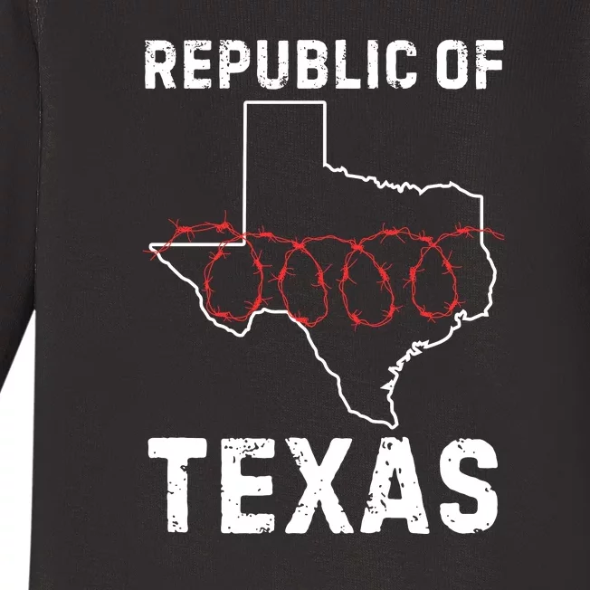 Texas Border Crisis Come And Take It Baby Long Sleeve Bodysuit