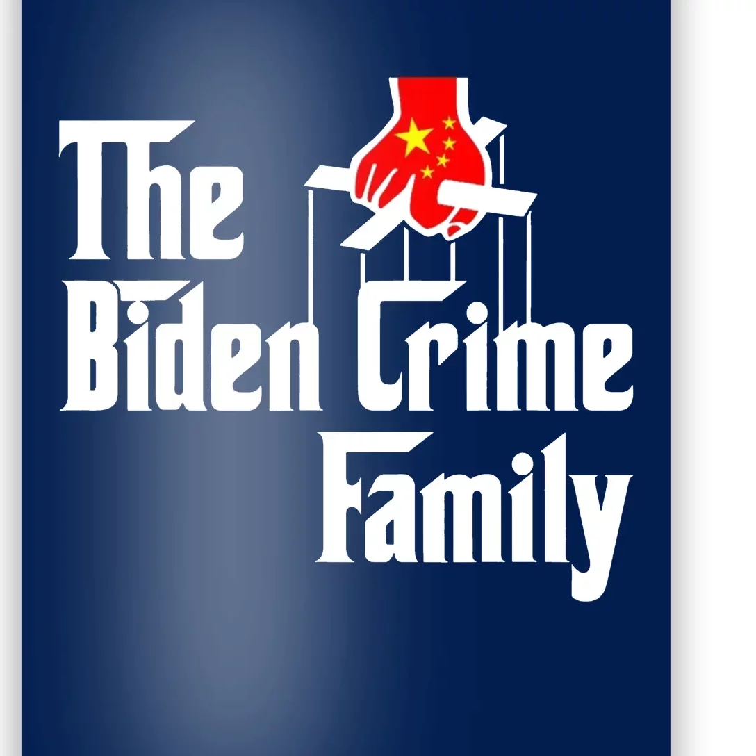 The Biden Chinese Crime Family Puppet Humor Anti Against Poster