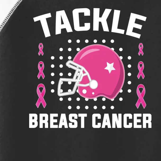 Tackle Breast Cancer Football Helmet Toddler Fine Jersey T-Shirt