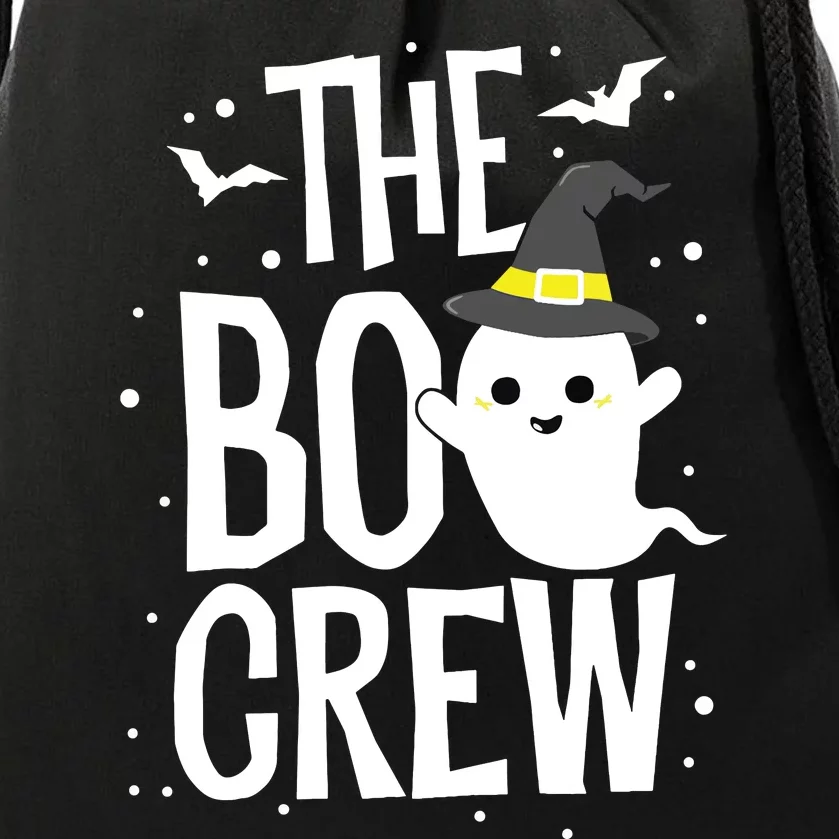 The Boo Crew Cute Ghost Funny Halloween Costume Boy Kids Drawstring Bag