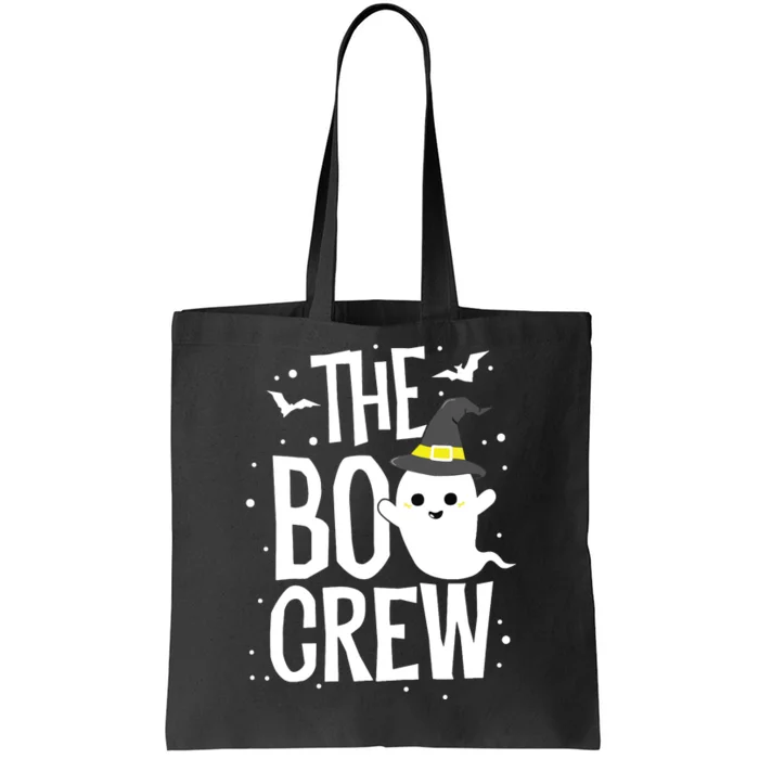 The Boo Crew Cute Ghost Funny Halloween Costume Boy Kids Tote Bag