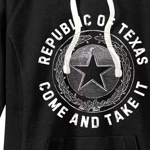 Texas Border Crisis Come And Take It Women's Fleece Hoodie