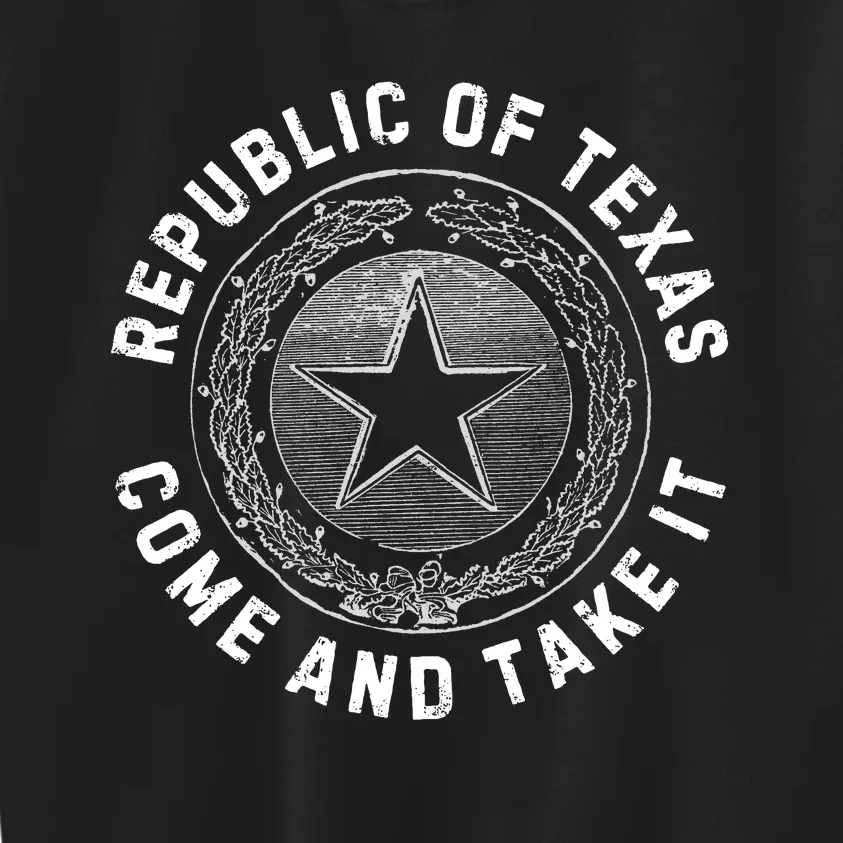 Texas Border Crisis Come And Take It Kids Sweatshirt