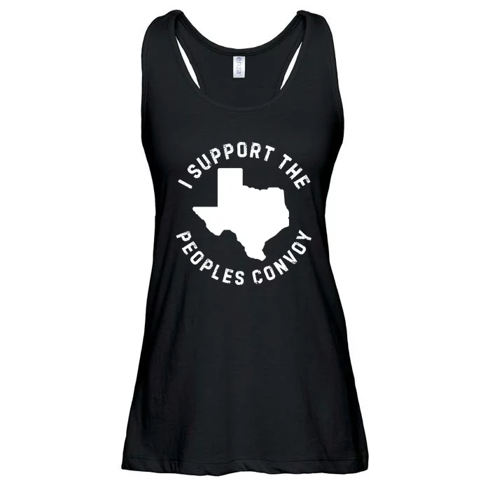 Texas Border Crisis Peoples Convoy Ladies Essential Flowy Tank