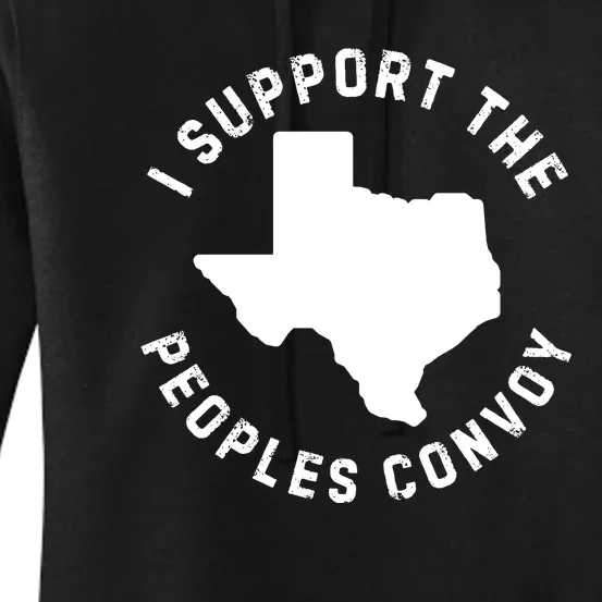 Texas Border Crisis Peoples Convoy Women's Pullover Hoodie