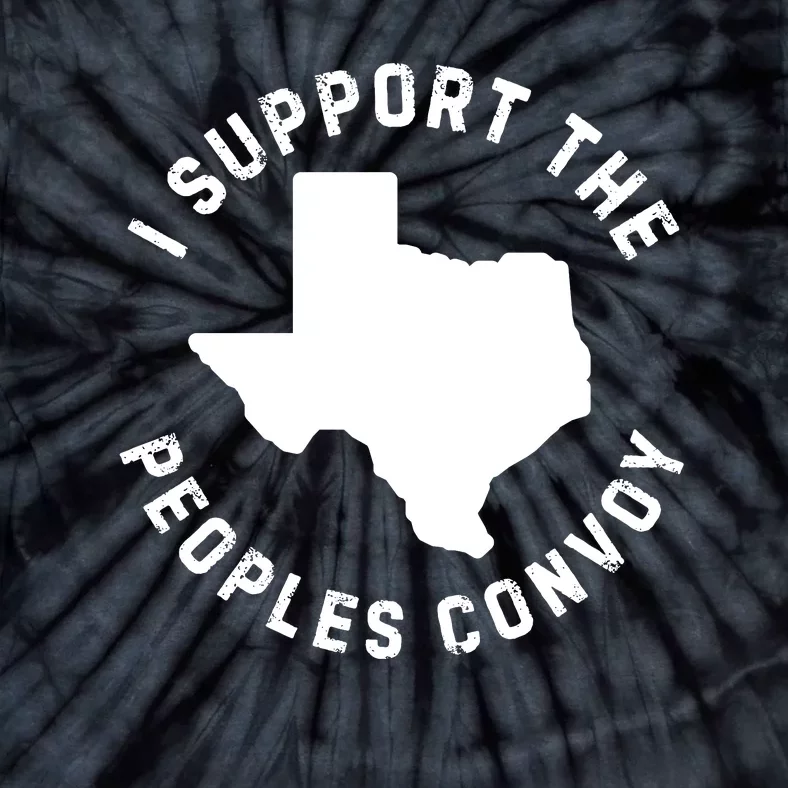 Texas Border Crisis Peoples Convoy Tie-Dye T-Shirt