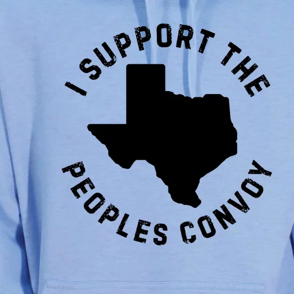 Texas Border Crisis Peoples Convoy Unisex Surf Hoodie