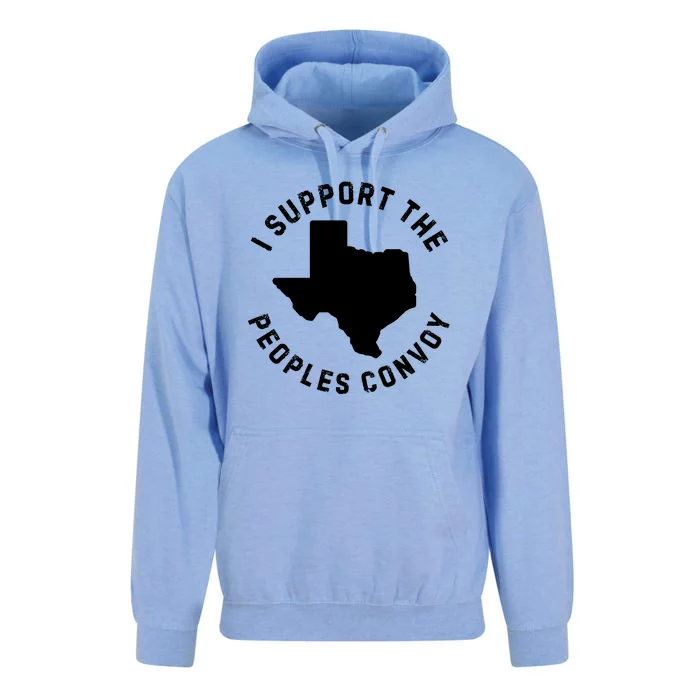 Texas Border Crisis Peoples Convoy Unisex Surf Hoodie