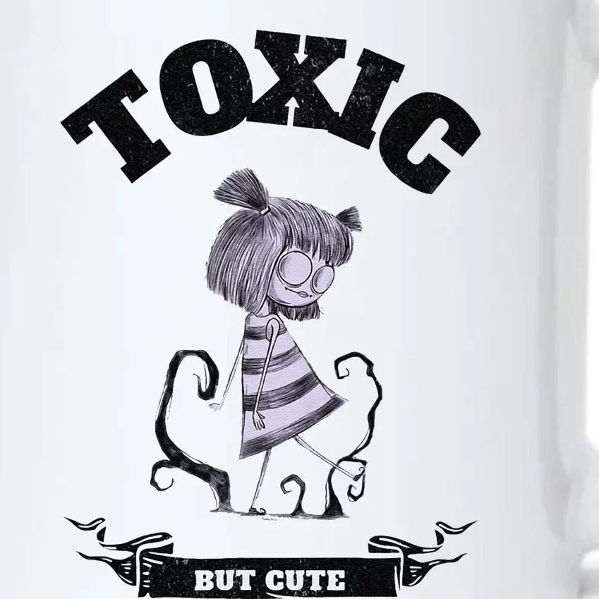 Toxic But Cute Creepy Funny Halloween Graphic Black Color Changing Mug