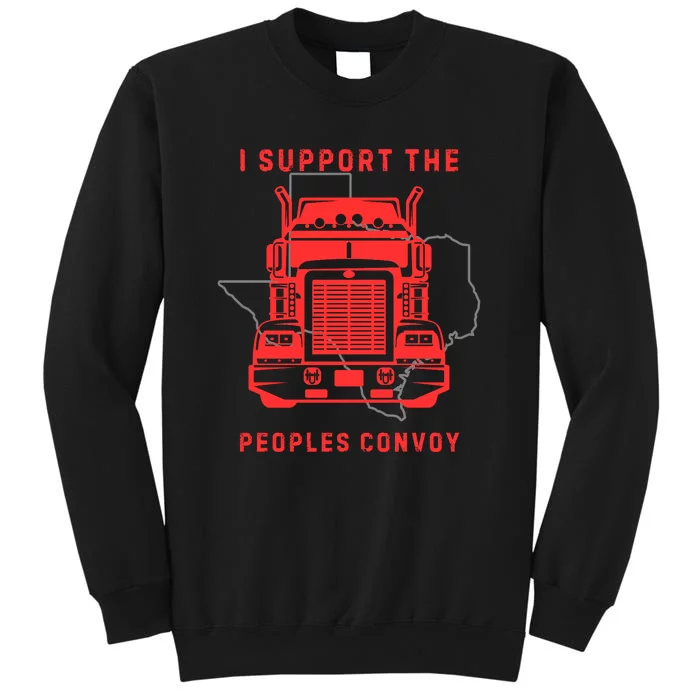 Texas Border Crisis Peoples Convoy Tall Sweatshirt