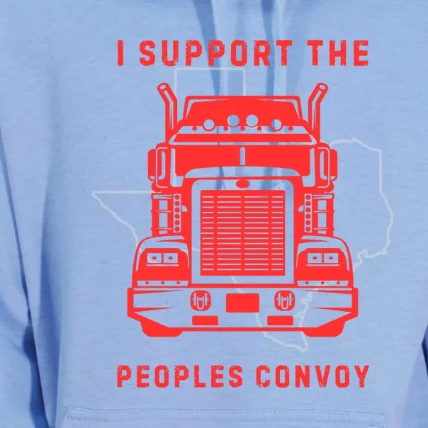 Texas Border Crisis Peoples Convoy Unisex Surf Hoodie