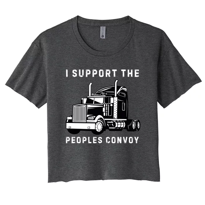 Texas Border Crisis Peoples Convoy Women's Crop Top Tee