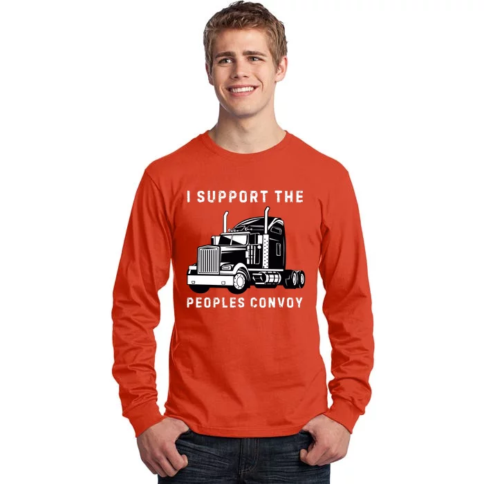 Texas Border Crisis Peoples Convoy Tall Long Sleeve T-Shirt