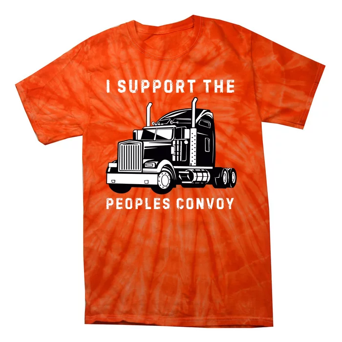 Texas Border Crisis Peoples Convoy Tie-Dye T-Shirt