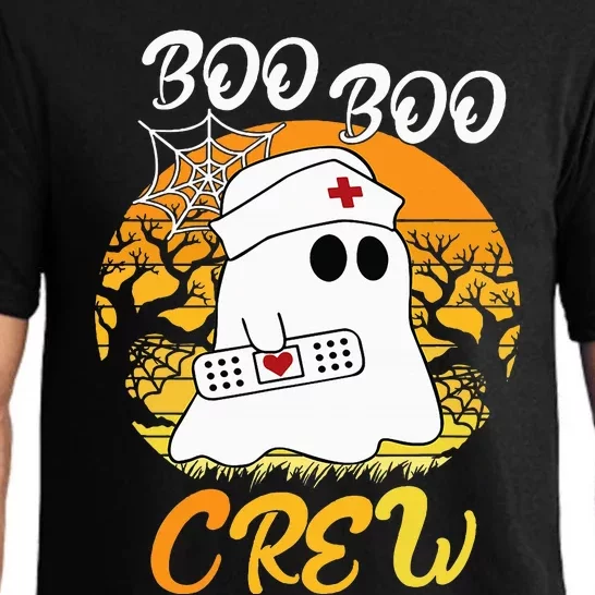 The Boo Crew Halloween Ghost The Boo Crew Nurse Pajama Set