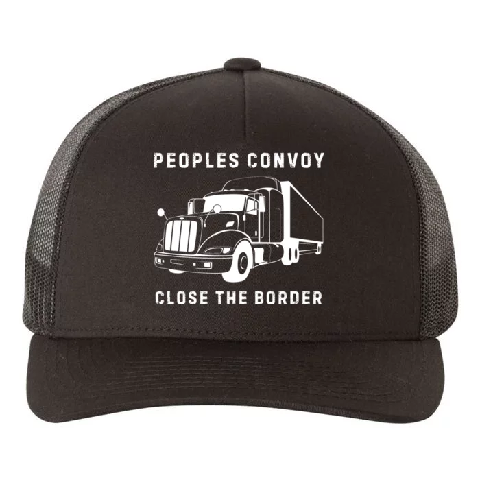 Texas Border Crisis Peoples Convoy Yupoong Adult 5-Panel Trucker Hat