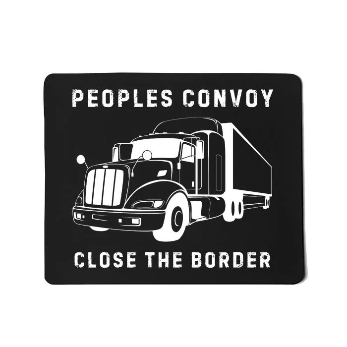 Texas Border Crisis Peoples Convoy Mousepad